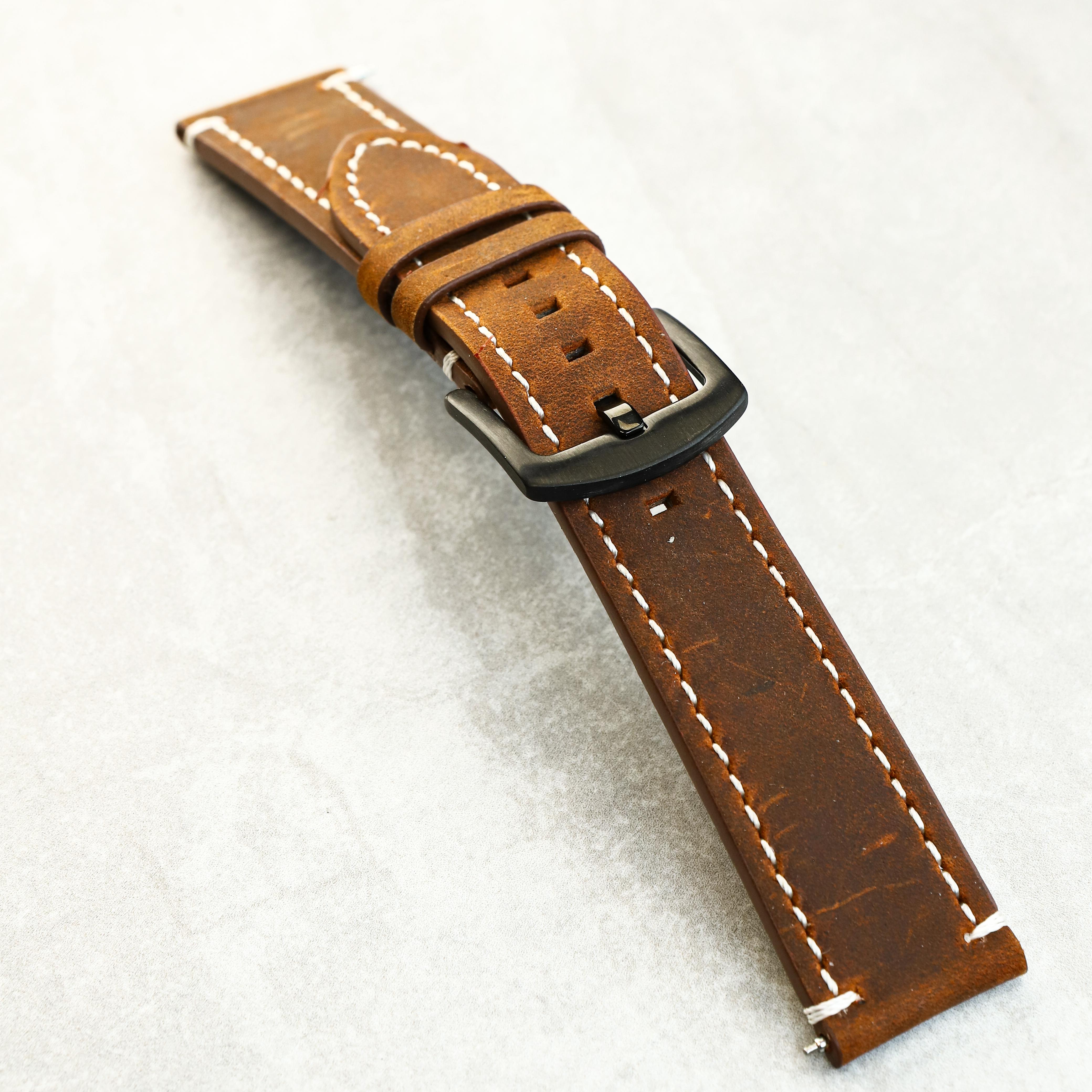 Noirline Watch Strap In Brown