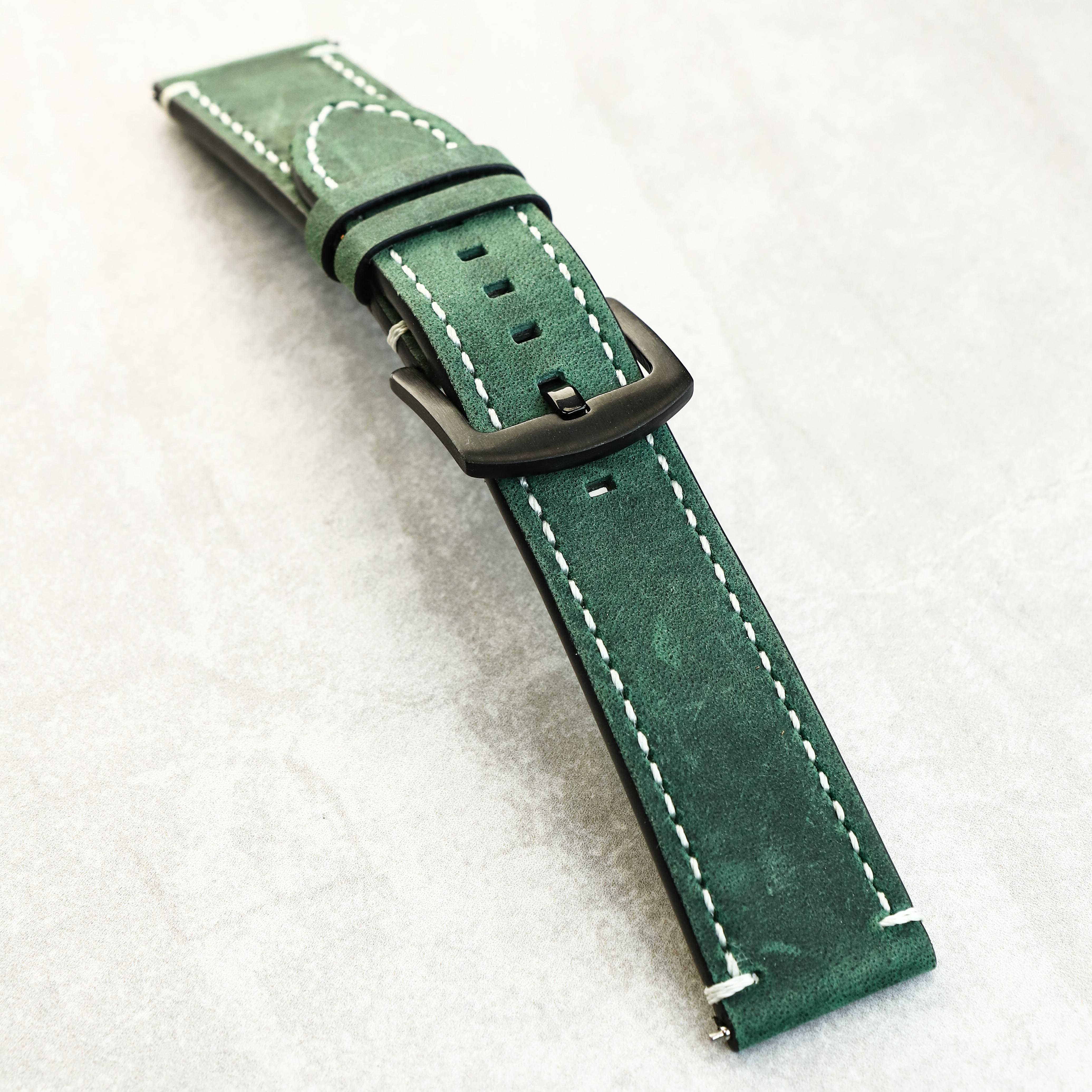 Noirline Watch Strap In Verdant Green