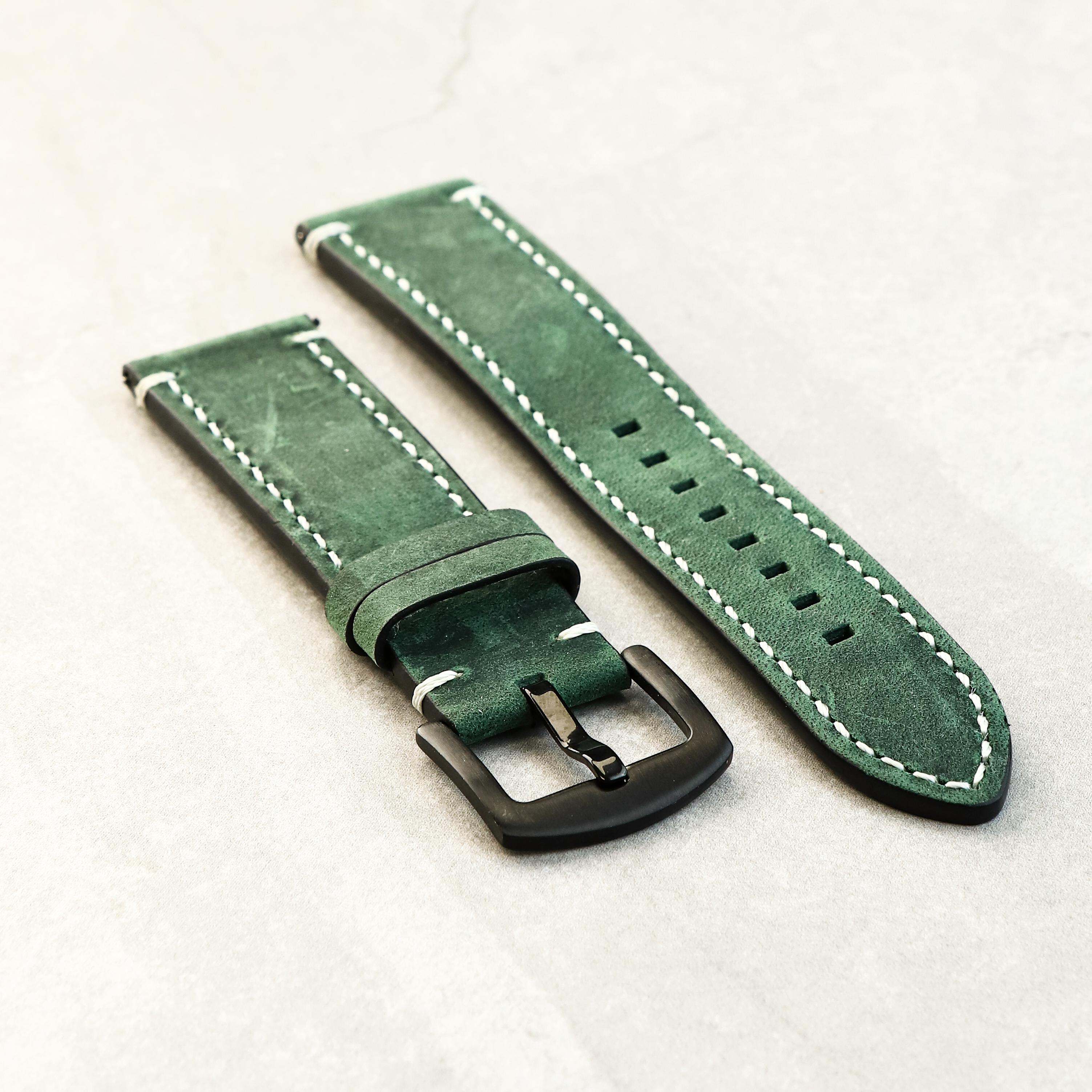 Noirline Watch Strap In Verdant Green
