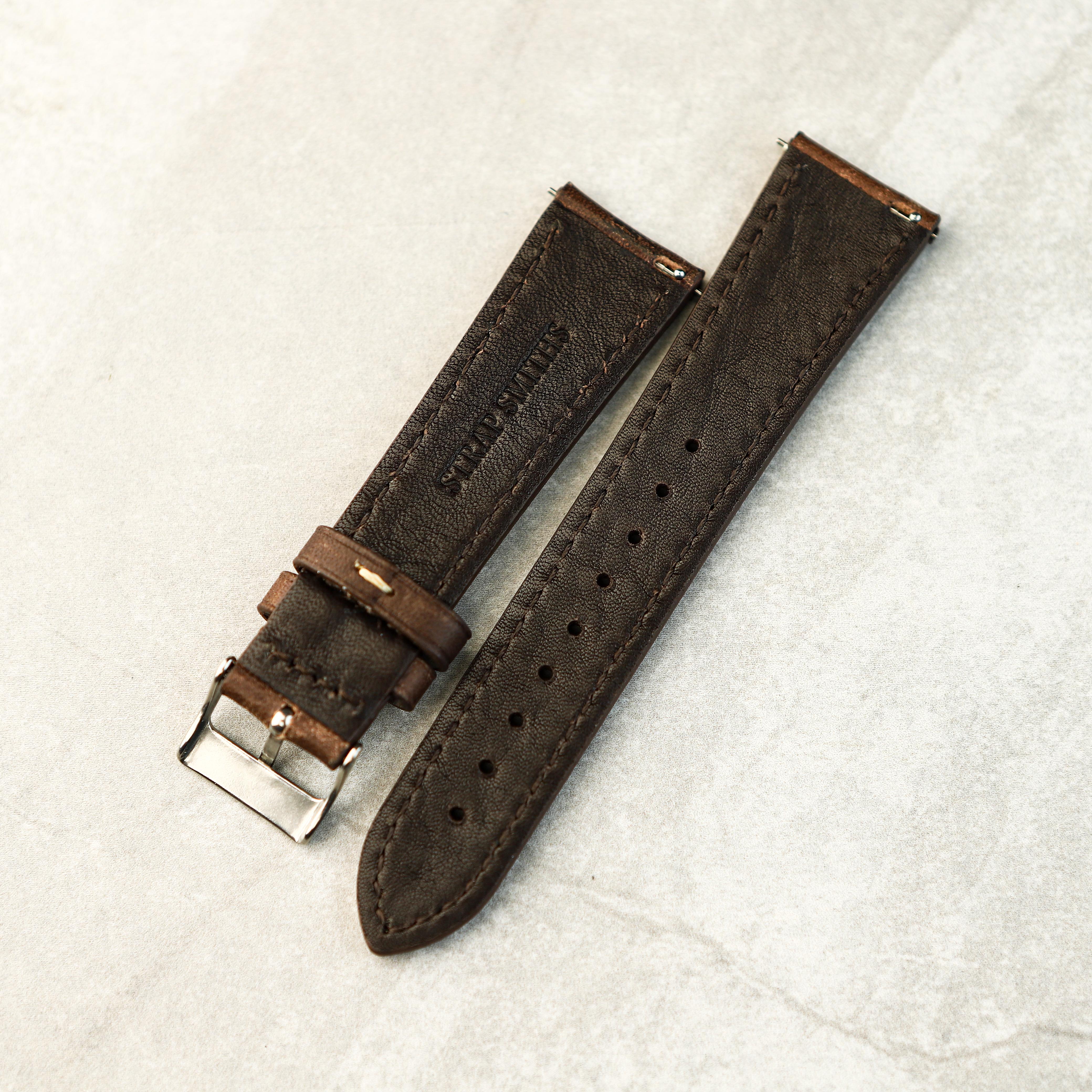 Heritage Craft Watch Strap In Oak Brown
