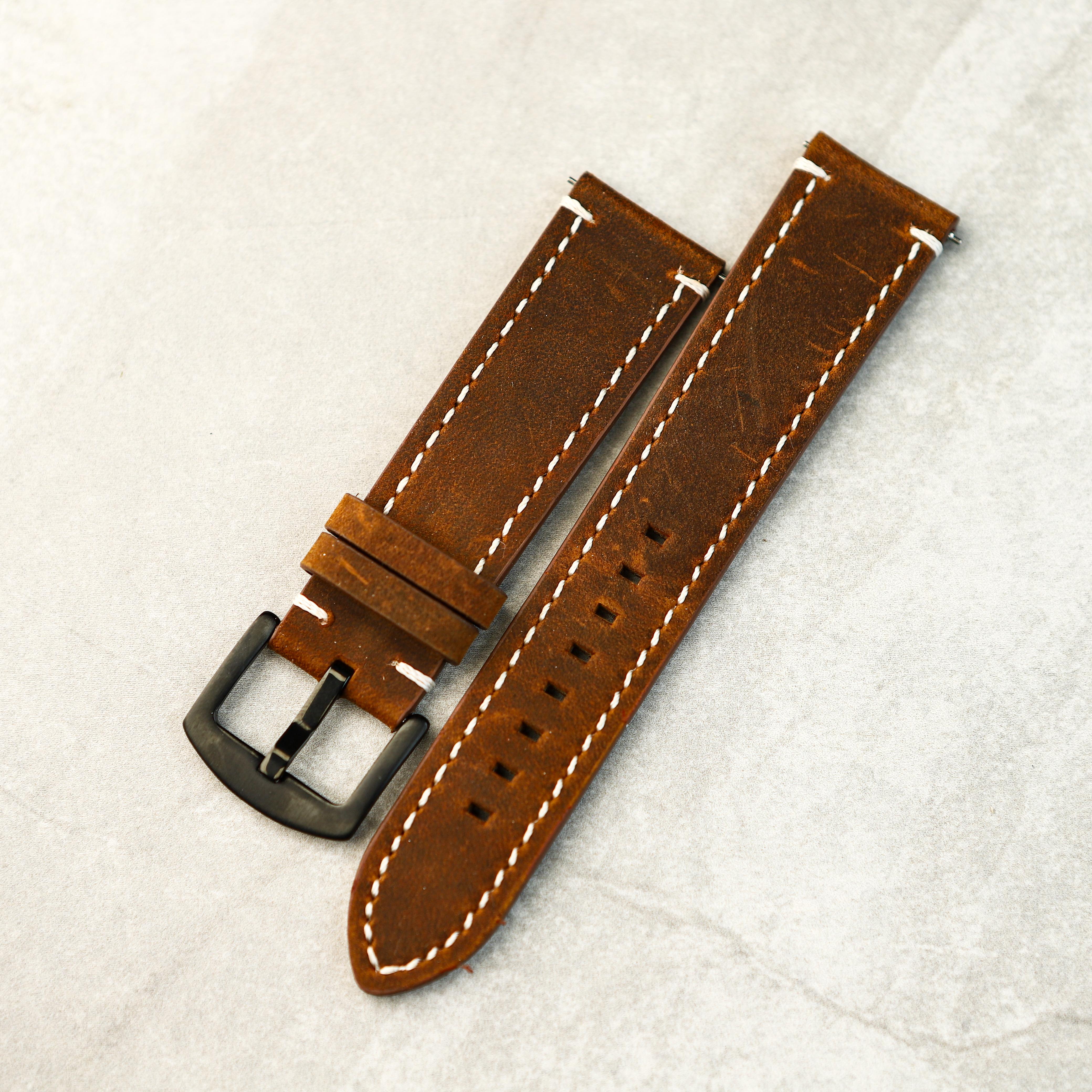 Noirline Watch Strap In Brown