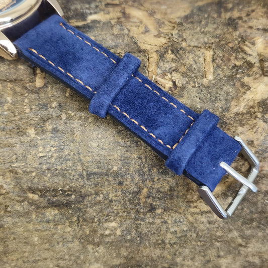 Blue suede Strap