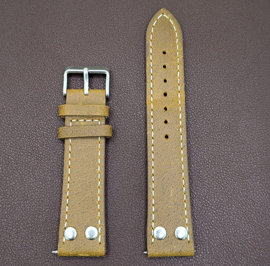 Brown Rivet Strap